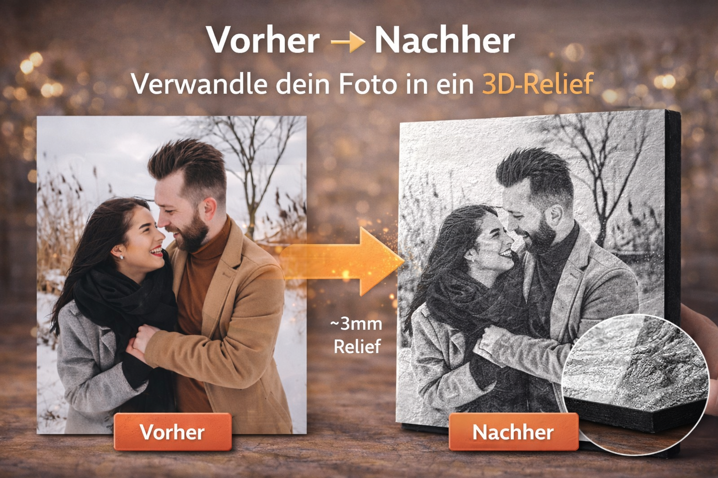Personalisiertes 3D-Foto