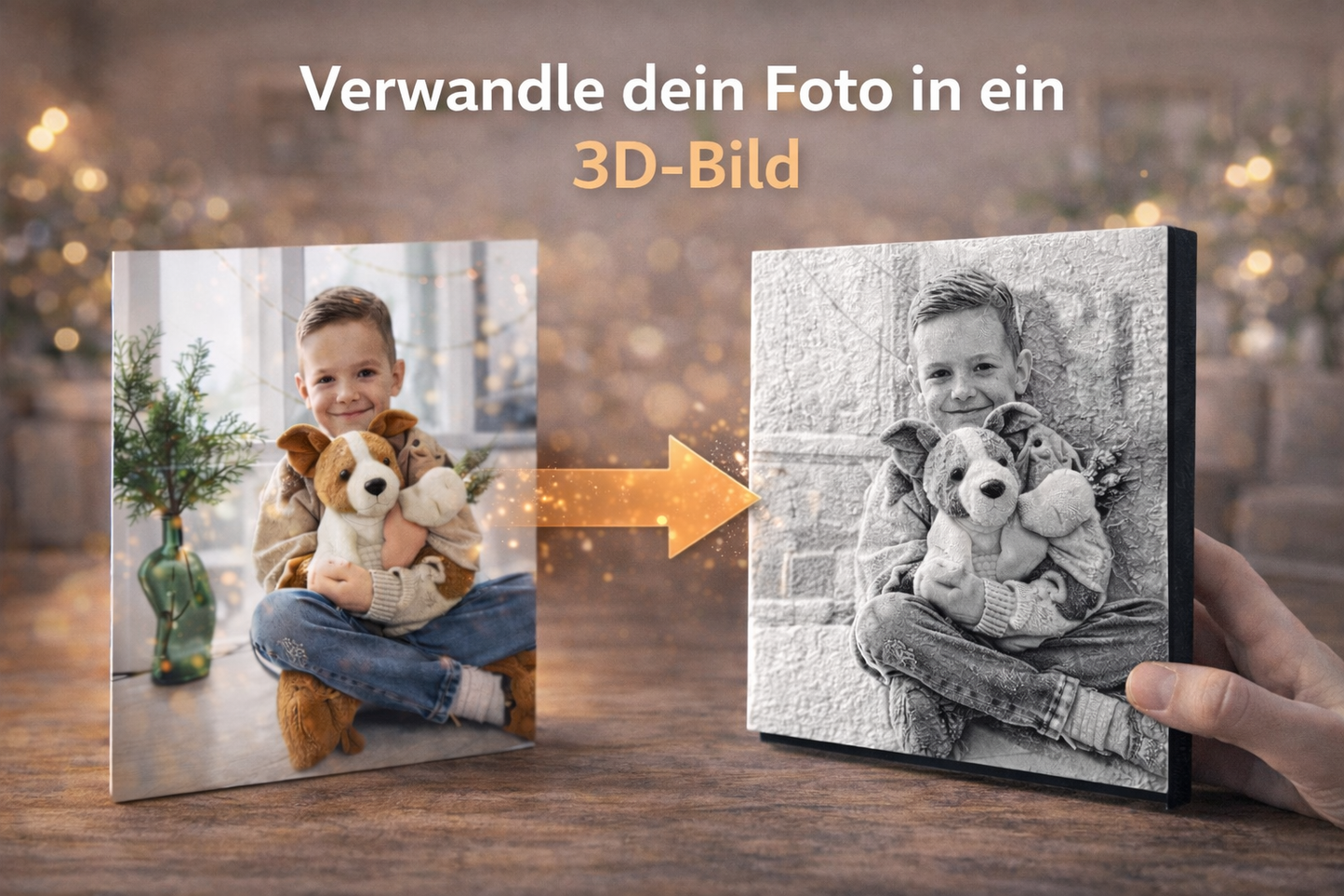 Personalisiertes 3D-Foto